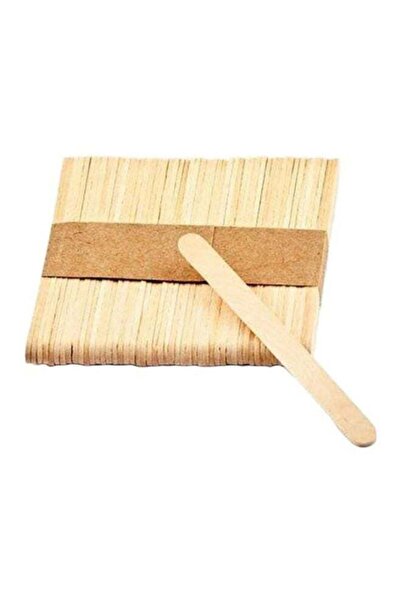 Kenda Set of 250 Wooden Ice Cream Sticks, Light Brown, 10 cm