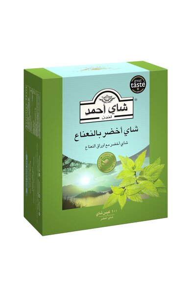 Ahmad Tea Ahmad Green Tea Mint 100 Teabags