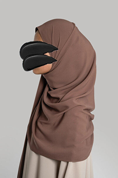 Lemaye Medine İpeği Soft Şal - Açık Kahve