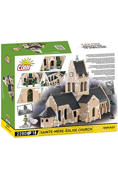 COBI Sainte-Mere-Eglise Church, 2280 pieces (COBI-2299)