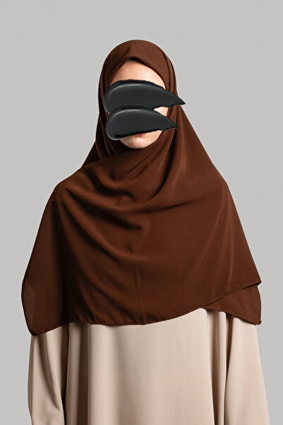 Lemaye Medine İpeği Eşarp - Acı Kahve