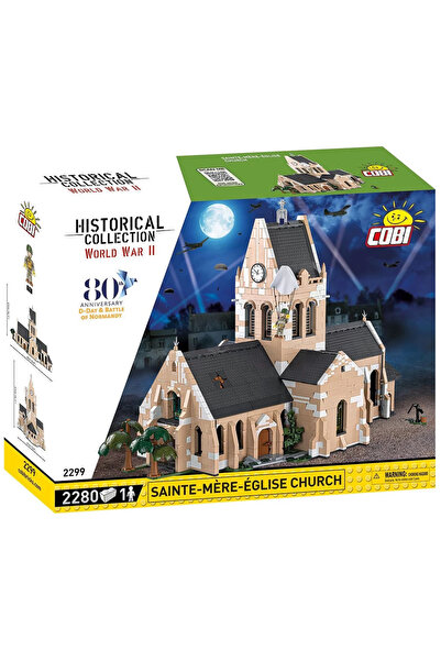 COBI Sainte-Mere-Eglise Church, 2280 pieces (COBI-2299)