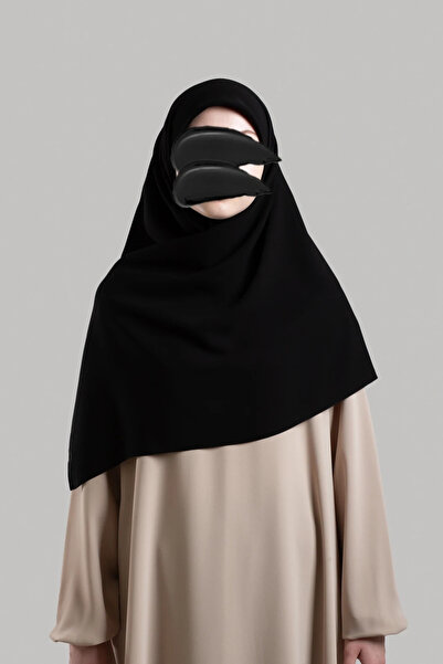 Lemaye Medine İpeği Eşarp - Siyah