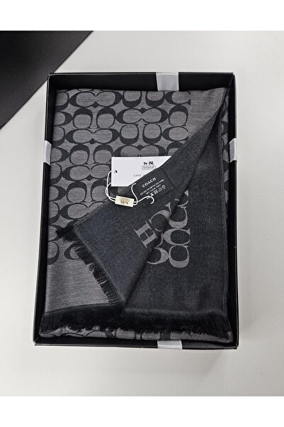 Shiva Scarfs C Pattern Wool Silk Shawl 4 Seasons Double-Sided Thin Fabric Sil...