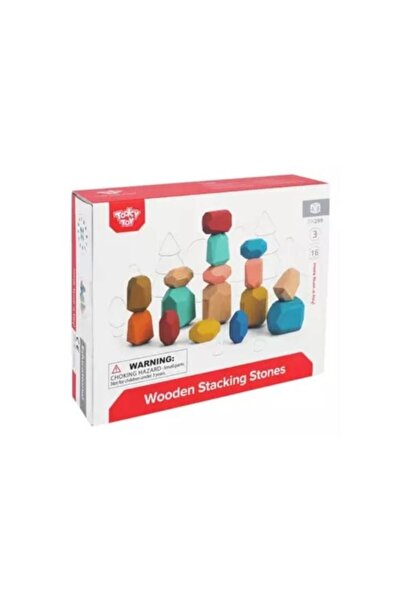 Tooky Toy Wooden Stones -