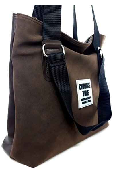 Gloria Time Suede Women's Shoulder and Arm Bag Sports and Daily Use Zippered Lined