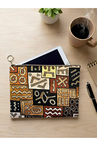 Ormira Konsept Ethnic Patterned Printed Tablet Bag & Portfolio