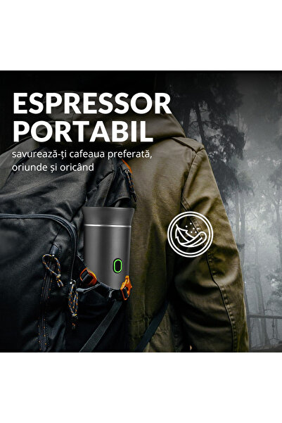 easyCTRL Portable Espresso Machine 3 in 1, Nespresso Capsules, Nescafe Dolce Gusto, Silver, easyCTRL®