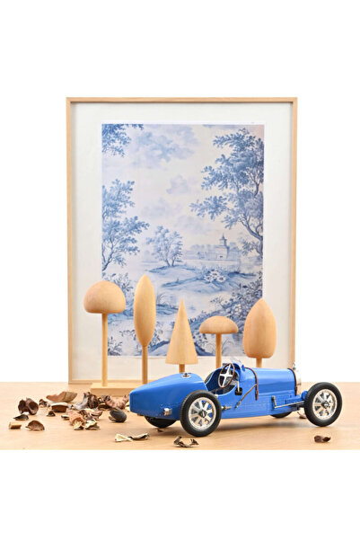 Norev Bugatti T35 1925 Blue 1:12 model car