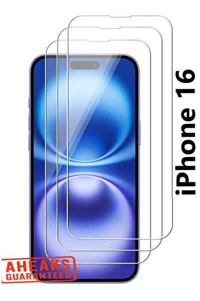 aheaks واقي شاشة نانو زجاجي فائق النحافة لهاتف آيفون - لاصق بالكامل وشفاف مع ...