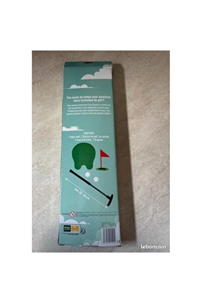 ASSİS Children's Mini-Golf Set – Interactive Game with Club, 2 Balls, Flag and Mat