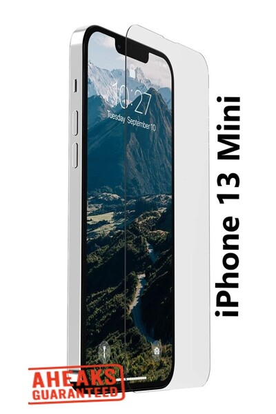 aheaks واقي شاشة نانو زجاجي فائق النحافة لهاتف آيفون - لاصق بالكامل وشفاف مع ...