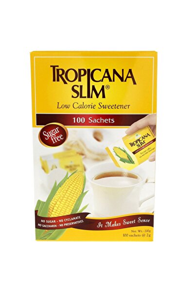 Tropicana Slim مُحلي منخفض السعرات الحرارية وخالي من السكر 100 كيس 200 جم