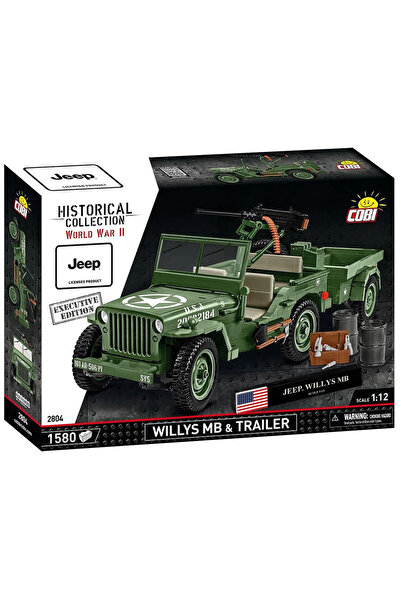 COBI Willys MB Trailer Executive Edition, 1580 pieces ( COBI-2804 )