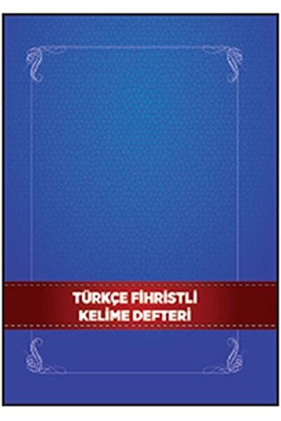 Derin Yayınları Türkçe Fihristli Kelime Defteri
