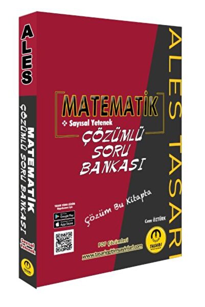 İnkılap Kitabevi Tasarı ALES Matematik Sayısal Yetenek Soru Bankası Çözümlü
