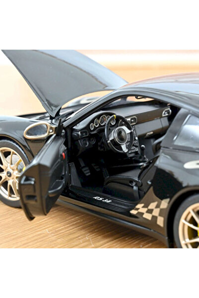 Norev Macheta auto Porsche 911 GT3 RS Black and White Gold Metallic 2009 1:18