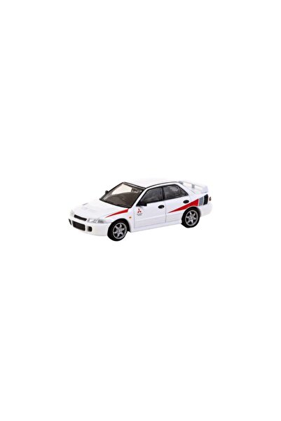 Tarmac Macheta auto Mitsubishi Lancer Rs Evolution Alb 1:64