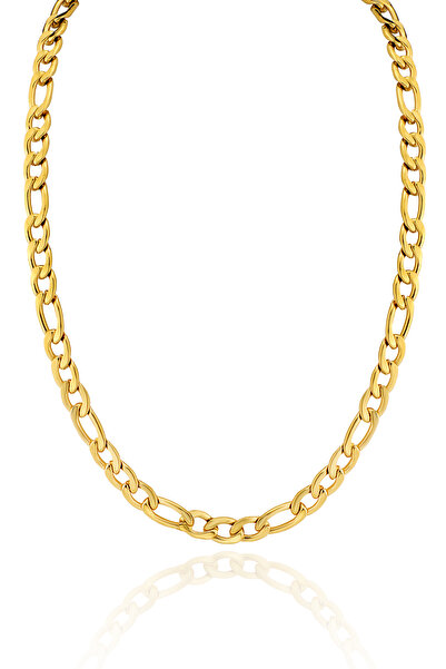 Cosmia Shine Suya Dayanıklı Gurmet Model Kolye – Altın Renk Paslanmaz Çelik U...