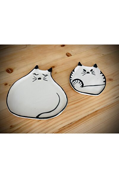 MATERRA CERAMİC ATELİER Materra Kedi Tabak Seti