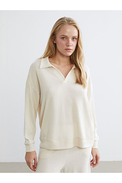 LC Waikiki Polo Neck Women's Pajama Set