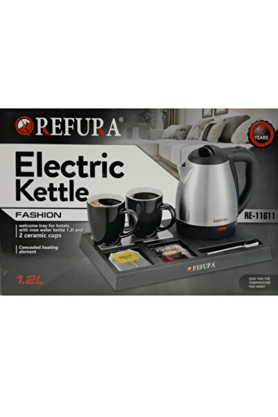 Rivora Hotel Electric Kettle 1500W Silver 1.2L