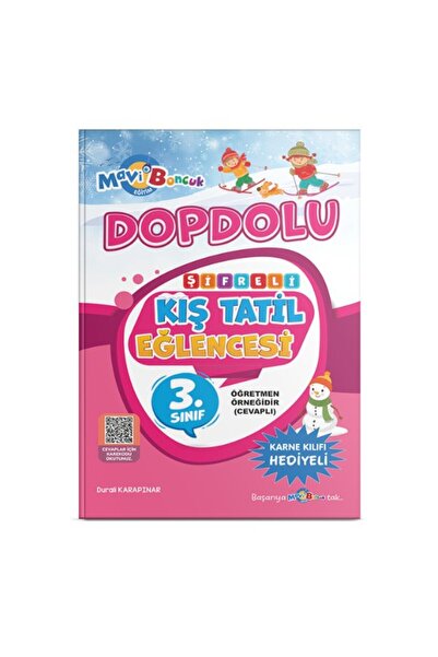 Mavi Boncuk Publications 3Rd Grade Dopdolu Encrypted Winter Vacation Fun Book