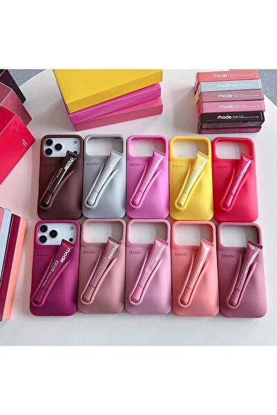 HYPERSOFT iPhone 17 Pro (6.3 Inch) Compatible a Quality Summer Lip Case with Lipstick Compartment Lipstick Case