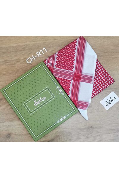 Dle Delifan men's red shemagh, excellent quality