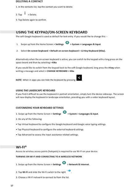 Generic CAT S22 Flip 4G LTE Android Mobile 16GB Single SIM Unlocked - Black