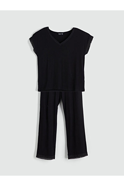 LC Waikiki V-Neck Women's Pajama Set