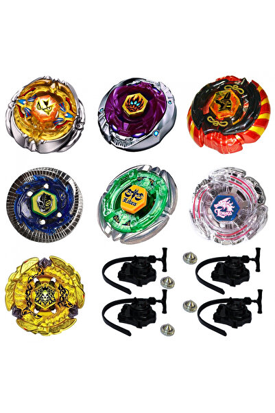 OEM 4D FLAME 7 piece dart pack + 4 launchers + 4 metal tips: BB118 Phantom Orion, BB111 Merc