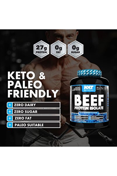 NXT Nutrition NXT Beef Protein Isolate 1.8kg - Blue Raspberry