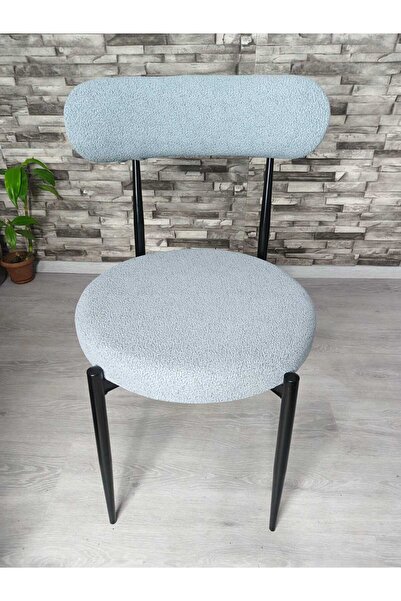 UzHome TEDDY SANDALYE KILIFI BOHEM KUMAŞ GRİ RENGİ