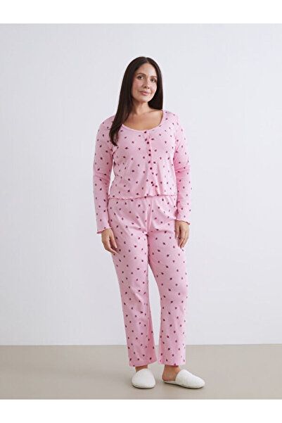 LC Waikiki U Neck Floral Women's Pajama Set