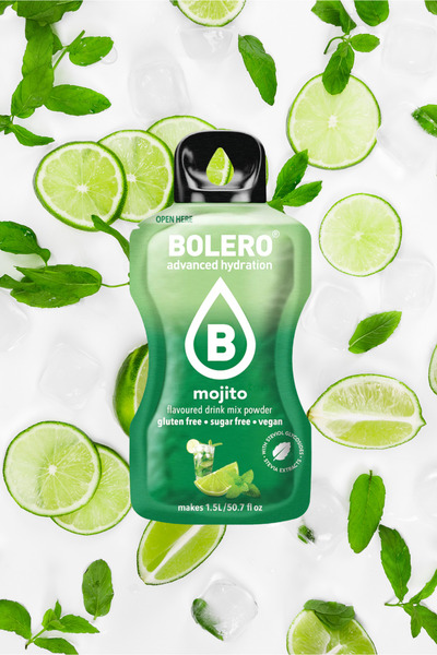 Bolero Advanced Hydration Drink Mojito Flavored Water Mojito Flavor (12 Sticks)