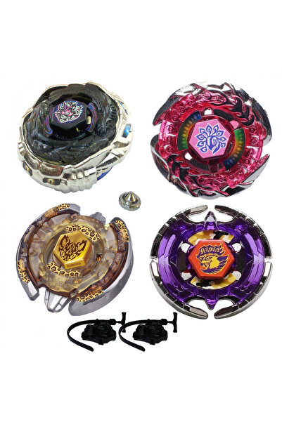 OEM Pachet titirezi 4D BALANCE 4 buc + 2 lansatoare + 1 varf metalic: BB122 Diablo Nemesis, BB109 Super