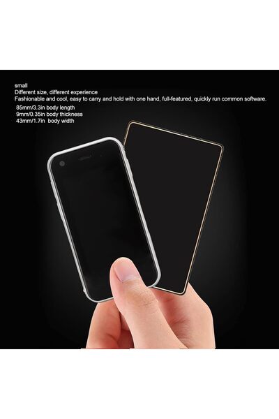 genernic XS11 Mini Smartphone, 3G Dual SIM, 1GB RAM 8GB ROM, Android 6.0, 2.5" (White)