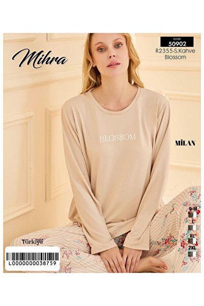 Mihra Milan Bisiklet Yaka Pijama Takımı