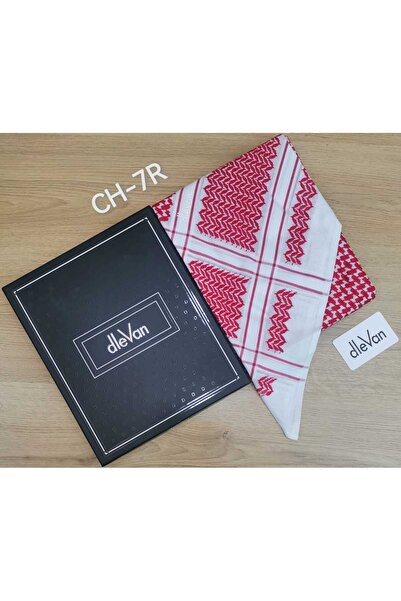 Dle Delifan men's red shemagh, excellent quality