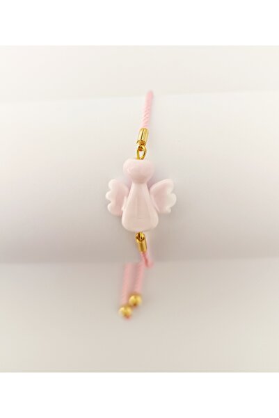 ADAMODART Guardian Angel Murano Glass Beaded Adjustable String Bracelet