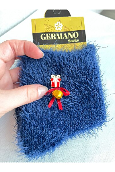 ZRN AKSESUAR Socks Are the Perfect Christmas Gift with Bell and Chime Details to Warm Your Feet and Also a Stylish Christmas Gift.