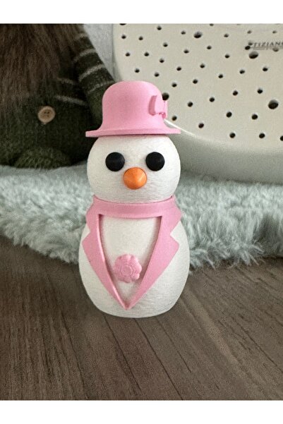 HasFar Tech Elegant Snowman Snow Woman Set |   Desktop Decoration and Gift Item