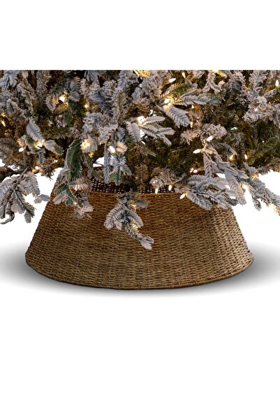 DOĞABEREN Yılbaşı Ağaç Altı Hasır Sepetiı