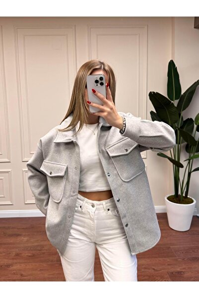 Alyalisbutik Pocketed flea coat - gray