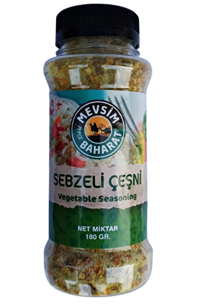Dört Mevsim Baharat Sebzeli Çeşni Değirmen 180 Gr – Et, Tavuk, Sebze Yemekler...