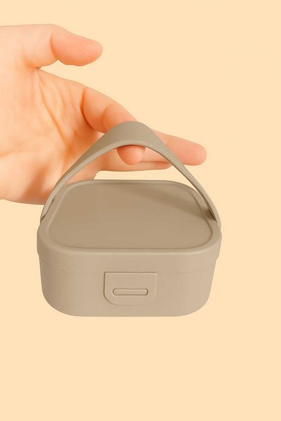 Urve Plastik Jewelry and Accessory Box with Makeup Mirror |   Portable Organizer Box