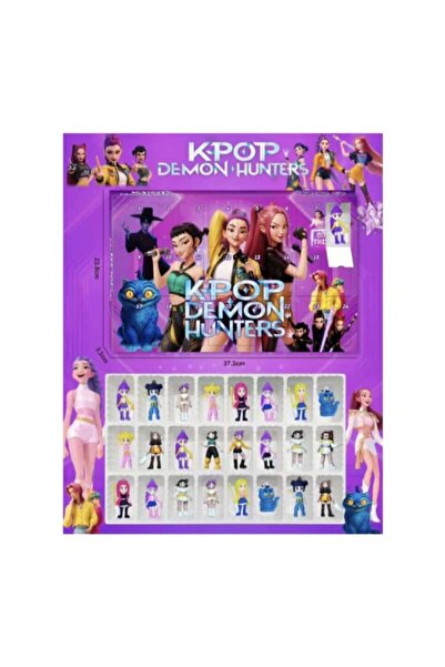 MASHASHOP Set of 24 Figurines Demont Hunters Advent Kpop, multicolor, 6 cm