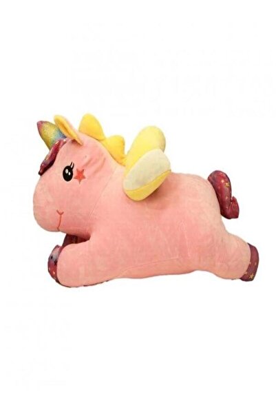 SR Unicorn Tek Boynuzlu At Peluş Oyuncak Yüksek Kalite İthal Pony Beyaz