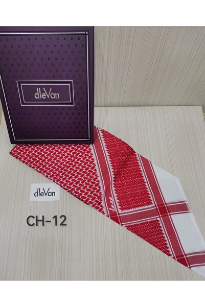 Dle Delifan men's red shemagh, excellent quality